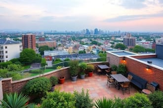 design landscape, front and back yard, rooftop, garden patio