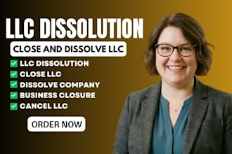 dissolve llc, reinstate llc, file llc dissolution and close company