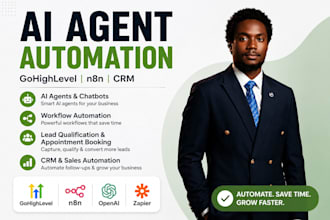 build ai agent, ai automation, gohighlevel automation and crm automation