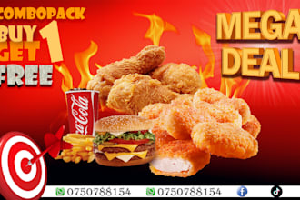 design creative web store post, banner and promotion post