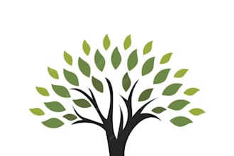 give creative tree logo design with new concepts