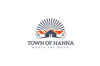 design creative small town municipal logo