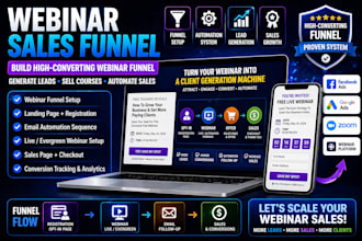 build webiner funnel sales funnel clickfunnels gohighlevel setup automation