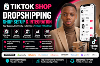 tiktok dropshipping shop setup, tiktok shop integration