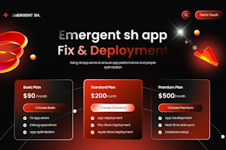 deploy emergent sh app fix emergent sh error deploy emergent app