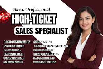 do high ticket sales closer b2b sales lead pipeline salesperson telemarketing