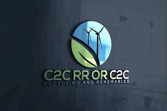 design junk removal, hauling, recycling and trash bin cleaning logo
