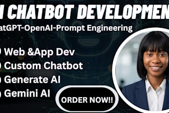 develop ai chatbot, ai web application, ai software developer