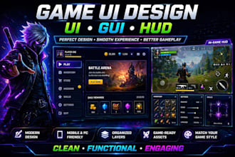 design the perfect UI, gui, hud for your game