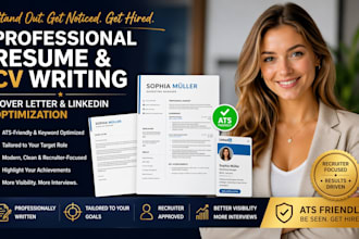 write edit revamp your resume cv cover letter linkedln profile professionally