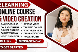 powerpoint video course, elearning video, course creation, online course content