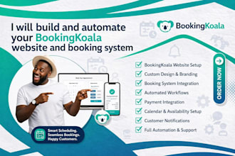 build and automate your bookingkoala website and booking system for services