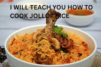 teach you how to cook jollof rice
