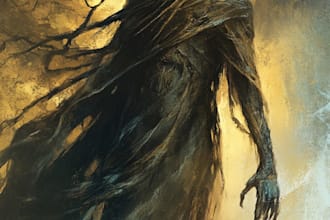 design a terrifying and original horror character