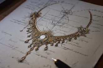 design custom jewelry sketches
