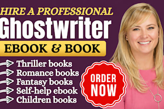write professional SEO ebook ghostwriting, kindle, business and nonfiction ebook