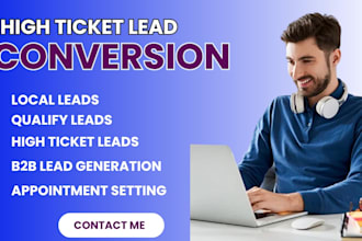 find local high ticket leads, book qualified appointments for your business