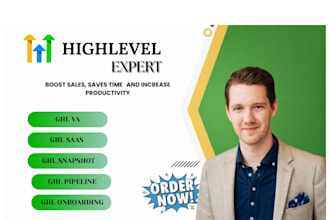 create ghl snapshot ghl saas setup ghl pipeline ghl onboarding system ghl va