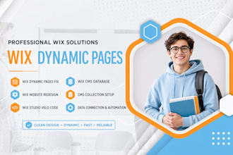 wix dynamic pages fix wix website redesign wix studio velo code wix cms database