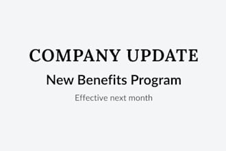 provide ready to use canva announcement templates editable for workplace use