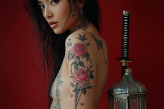 draw badass custom tattoo designs and illustrations