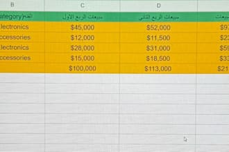 create professional excel tables and format your data