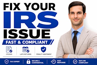 fix irs tax issues, remove tax liens and penalties, resolve tax debt with ease
