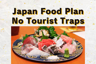 create your perfect japan food itinerary with hidden local restaurants