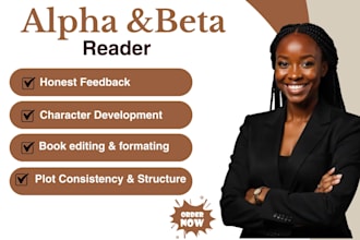 alpha read, beta read your literary friction, horror, thriller, or mystery novel