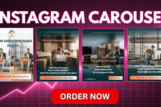 instagram carousel facebook carousel linkedln carousel social media design