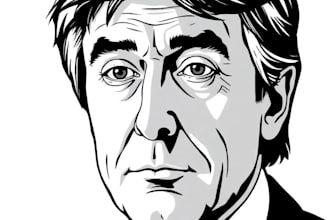 draw a hedcut wsj portrait style from photo for you
