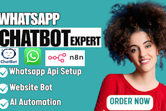 do whatsapp chatbot n8n automation whatsapp ai agent whatsapp api website bot