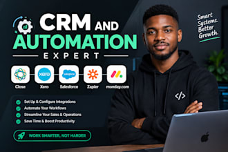 setup close io xero automation salesforce zapier integration monday crm workflow