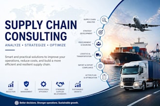 provide supply chain consulting, procurement and import cost analysis