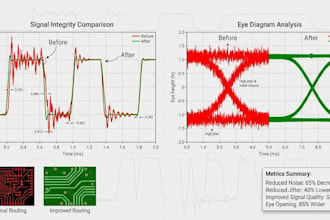 analyze and fix signal integrity and power integrity issues in high speed pcb