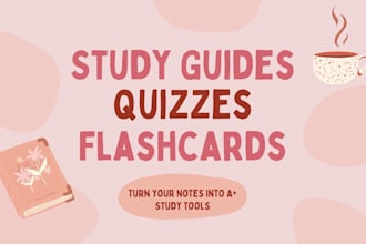 turn your class content into study materials