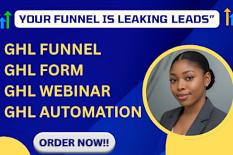 build gohighlevel ghl funnel and webinar form that convert