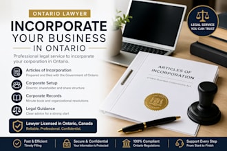 incorporate your business in ontario