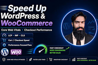 optimize wp woocommerce speed, checkout performance and core web vitals