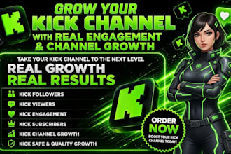 do twitch kick channel promotion to live viewers followers and audience growth