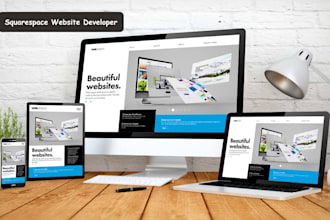 design and develop squarespace website