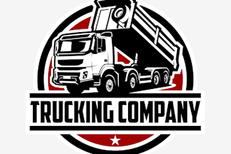 design a beautiful dumpster trailer logo for your business