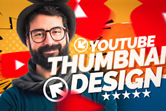design attractive eye catching youtube thumbnails