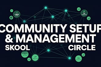 skool setup online community circle mighty networks community skool setup