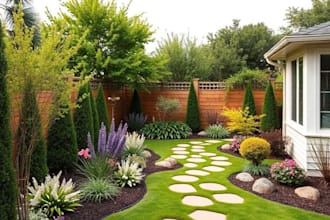 do landscape design, backyard, garden, exteriors
