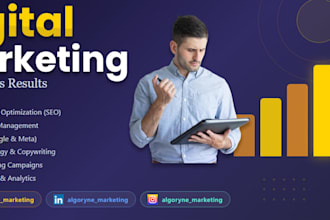 be your full service digital marketing manager for brand growth