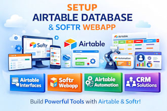 airtable crm automation softr webapp airtable interface airtable database expert