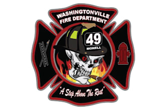 design high quality fire fighter mascot logo with express delivery
