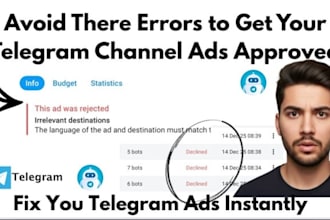 fix telegram ads issues, bot telegram ads, telegram promotion