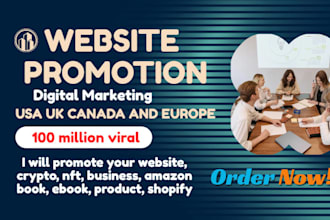 promote your website, link on social media targeted audience
